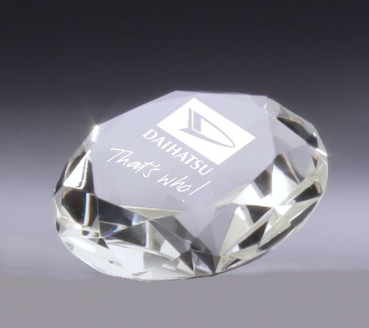Crystal Diamond Paperweight Paperweights NSW