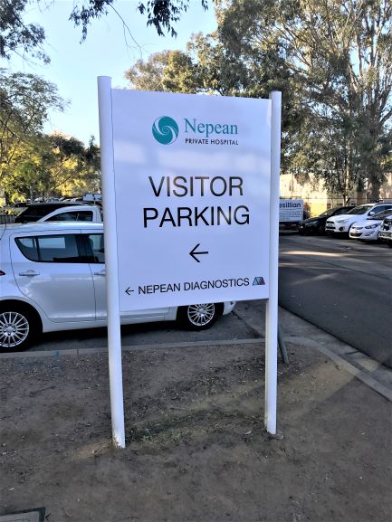 Nepean Private Parking General Signage NSW