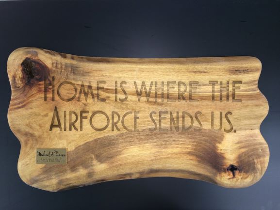 Wood Home is where Laser Engraved NSW