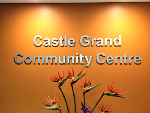 Castle Grande Reception Signage NSW