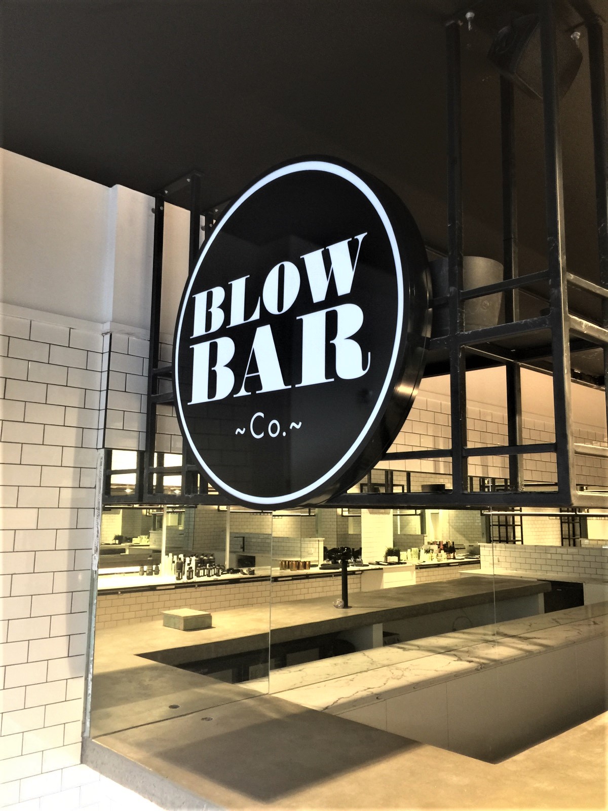 Blow Bar Custom Signage and Display NSW