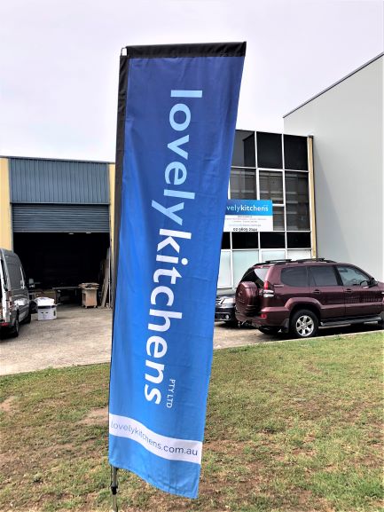 Lovely Kitchens Flag Banners, A- and T-Frames NSW