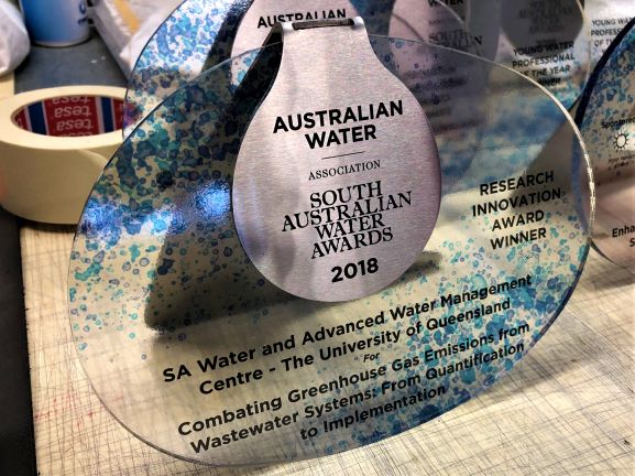 Water Award Custom Desktop and Plaques NSW