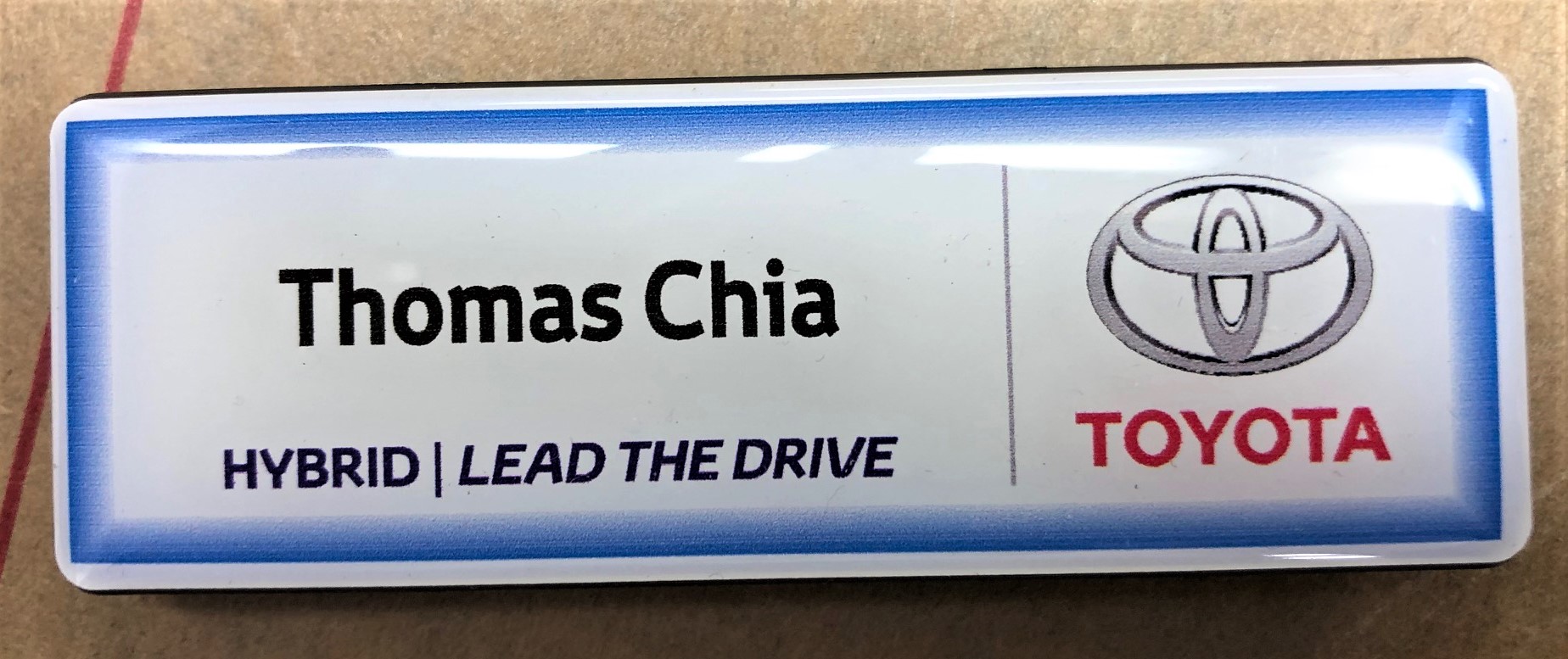 Toyota Badge Engraved + Printed NSW
