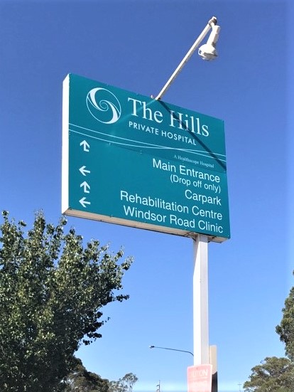 Hills Private Pylon (update only) General Signage NSW