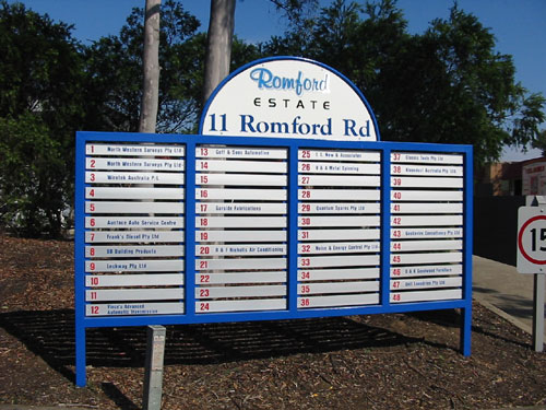 Romford Estate Directories NSW