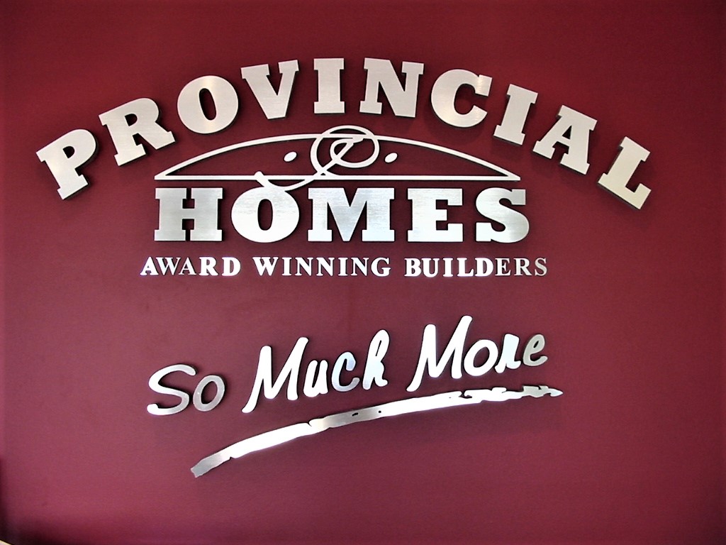 Provincial Homes Reception Signage NSW