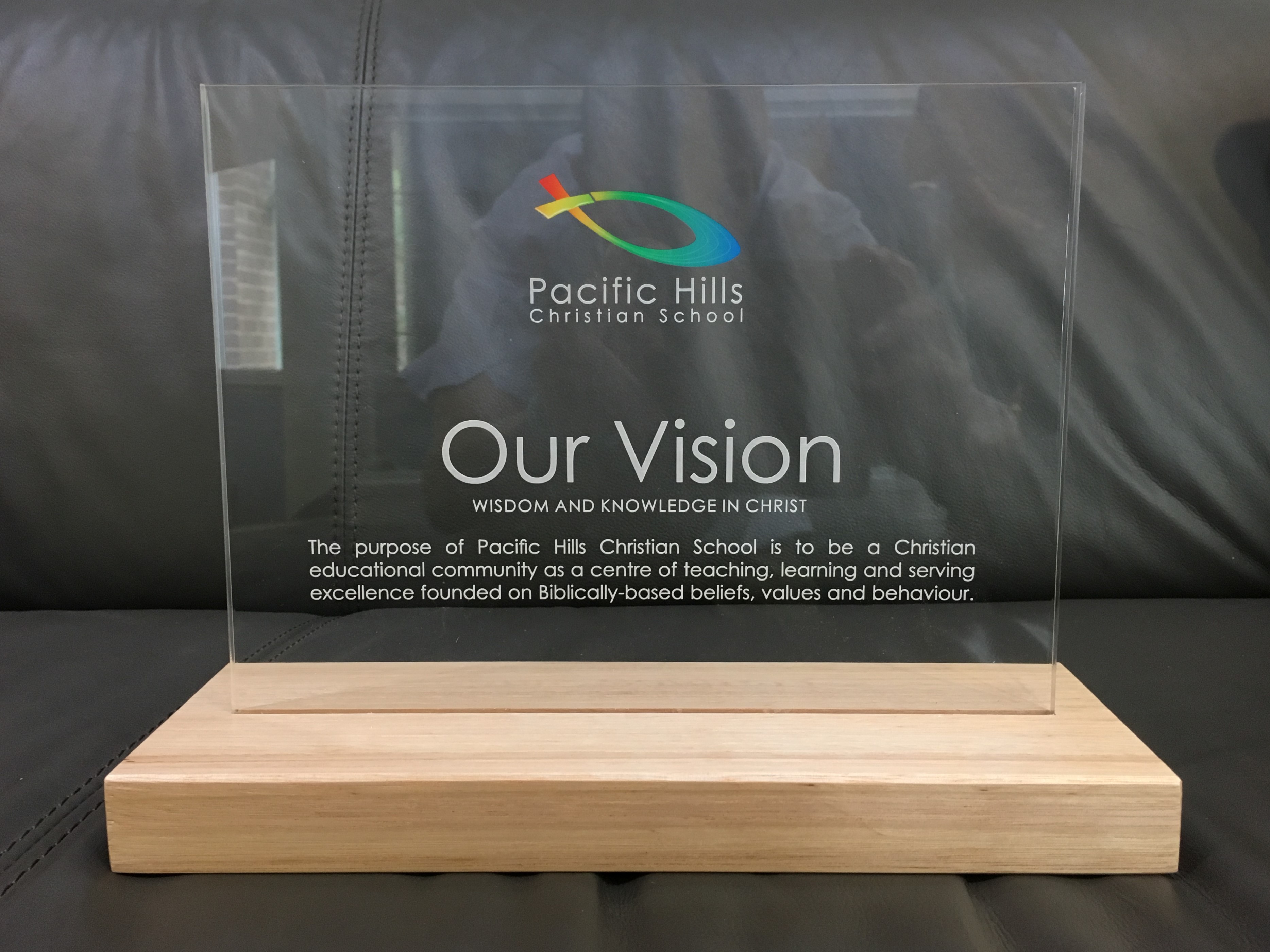Vision Custom Desktop and Plaques NSW