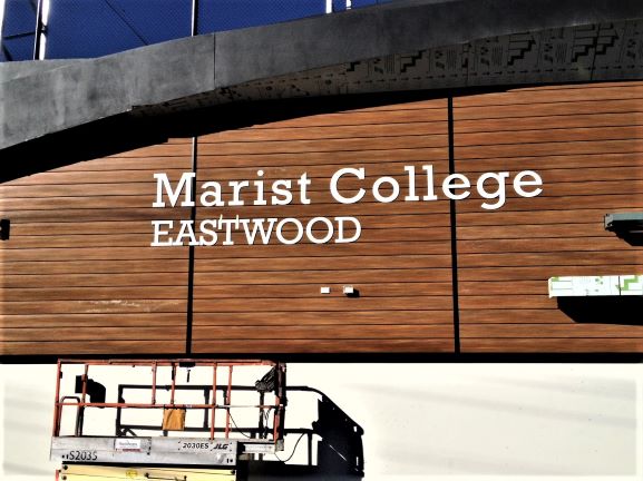 Marist Brothers Eastwood 1 Laser Cut Letters + Logos NSW