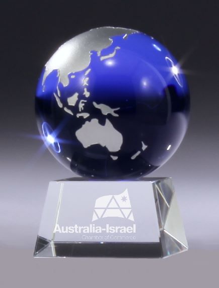 Crystal Blue Globe Mini Crystal NSW