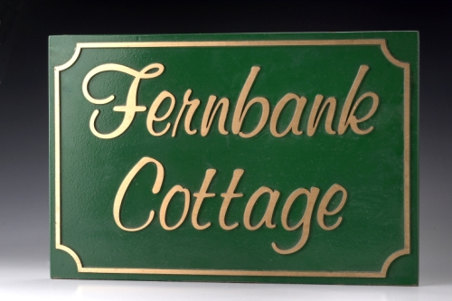 House Plaque Cast Signage - Bronze & Aluminium NSW