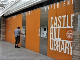 Castle Hill Library General Signage NSW