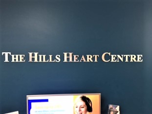 Hills Heart Centre Reception Signage NSW