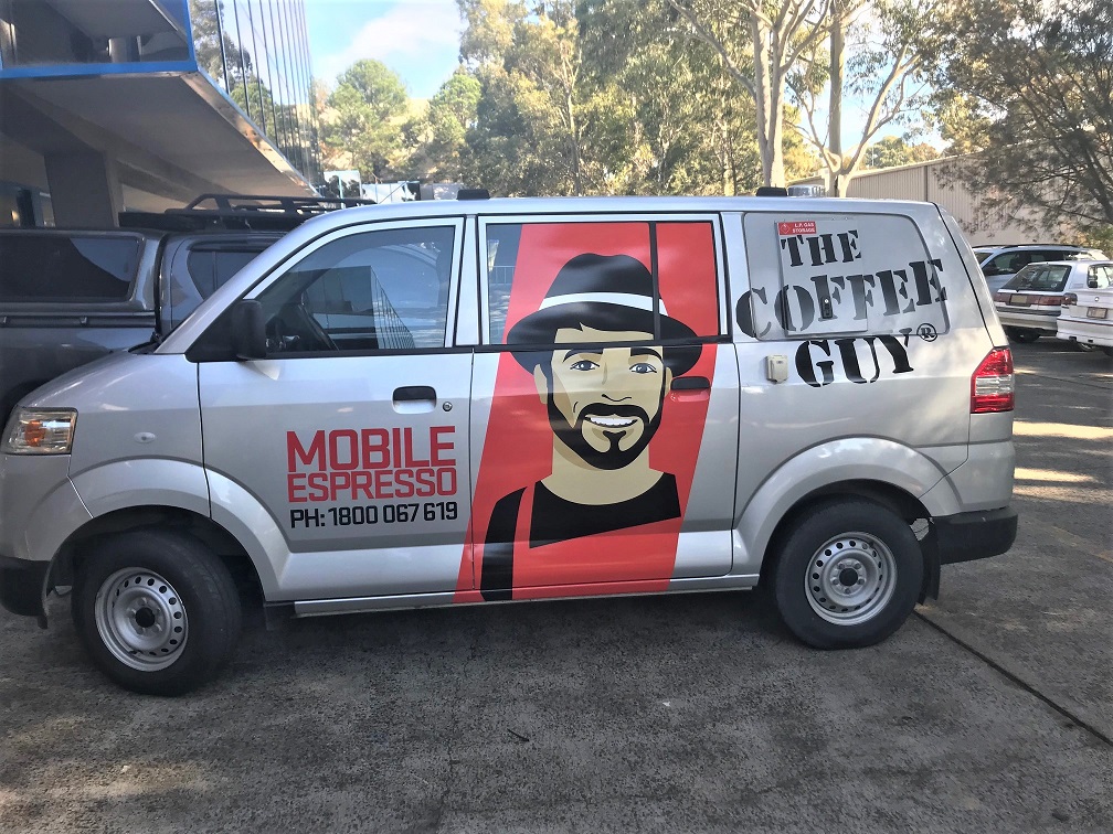 The Coffee Guy Vehicle Decoration NSW