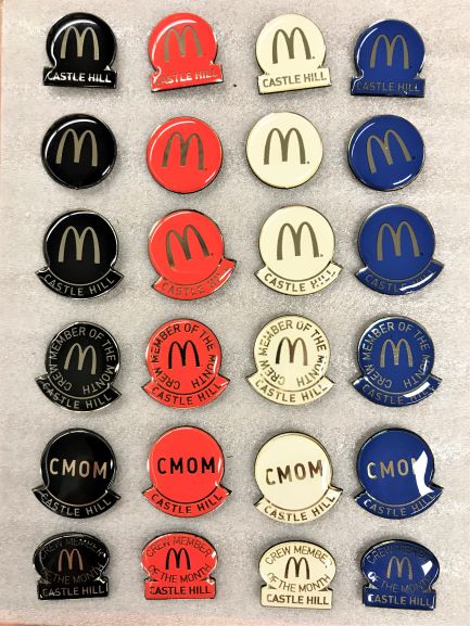 McDonalds Lapel Pins Lapel Pins NSW