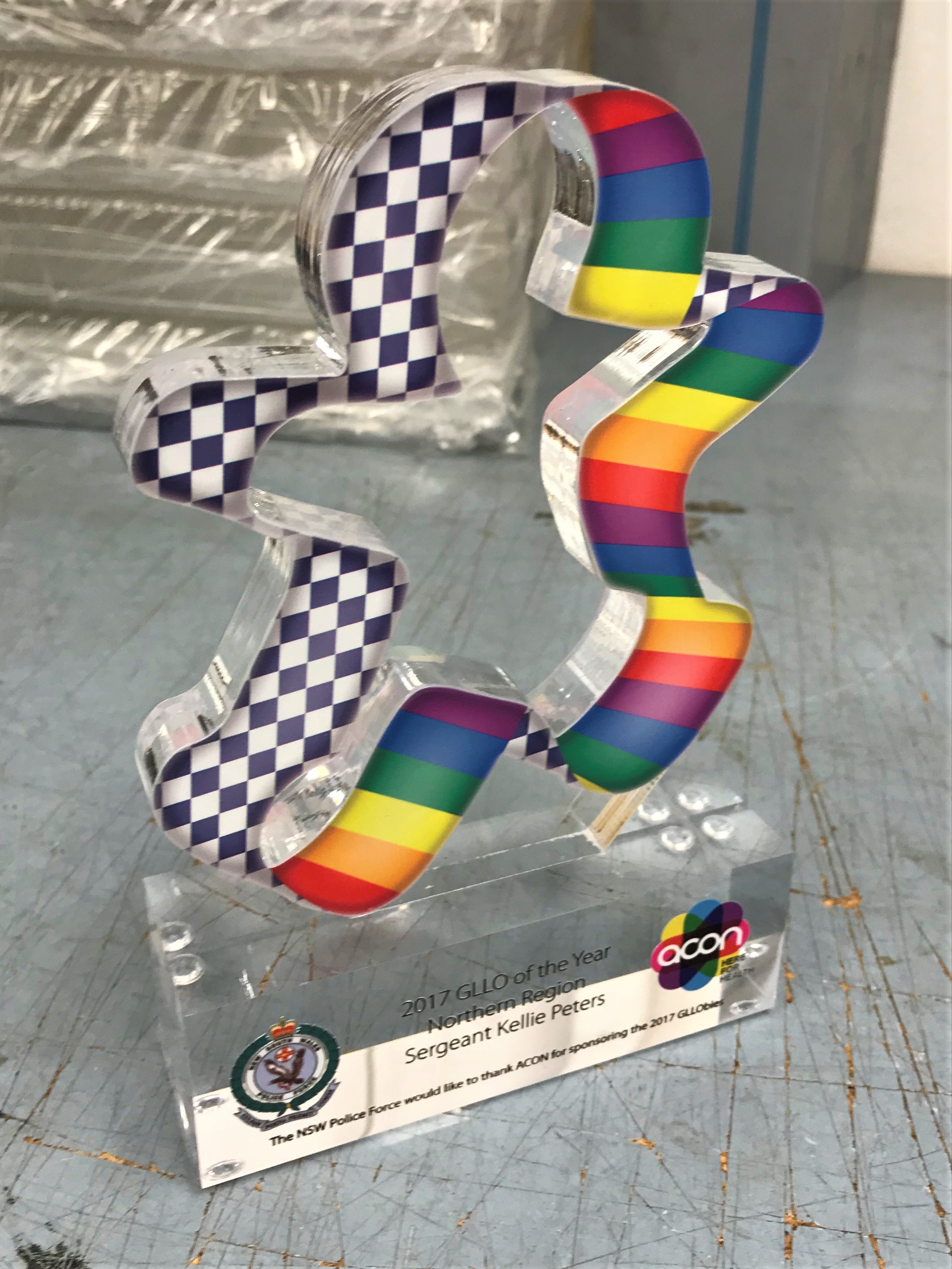 Rainbow Custom Desktop and Plaques NSW
