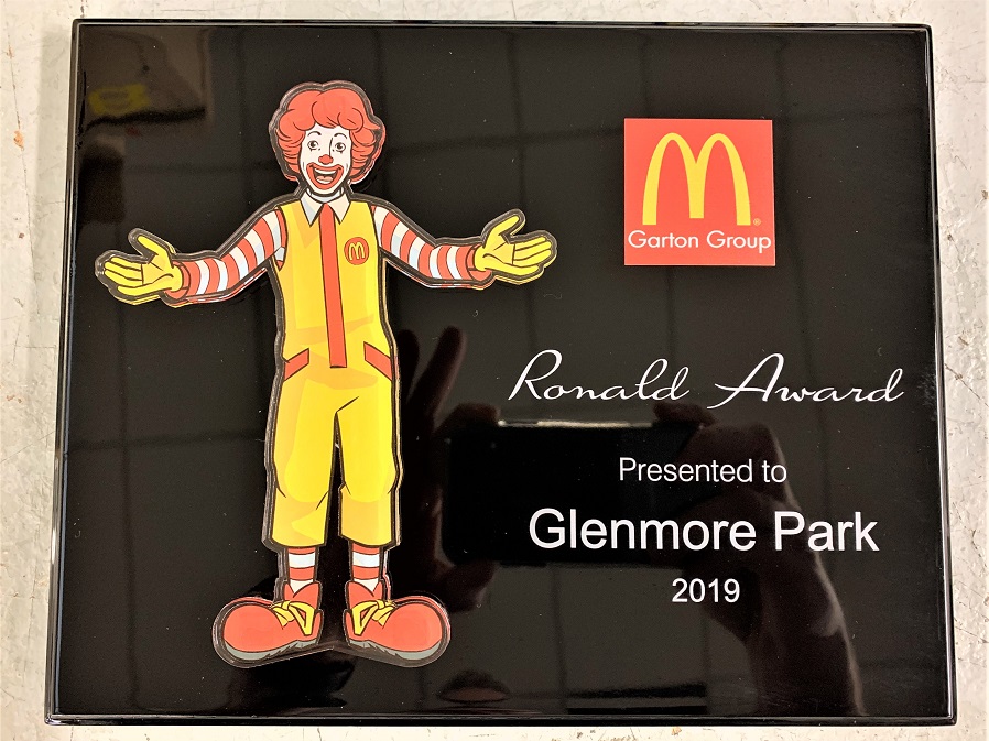 Ronald McDonalds 3D Wall + Desktop NSW