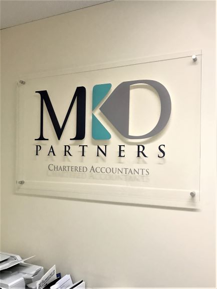 MKD Reception Acrylic Panels NSW