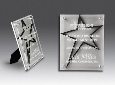 Star Plaque Custom Desktop and Plaques NSW